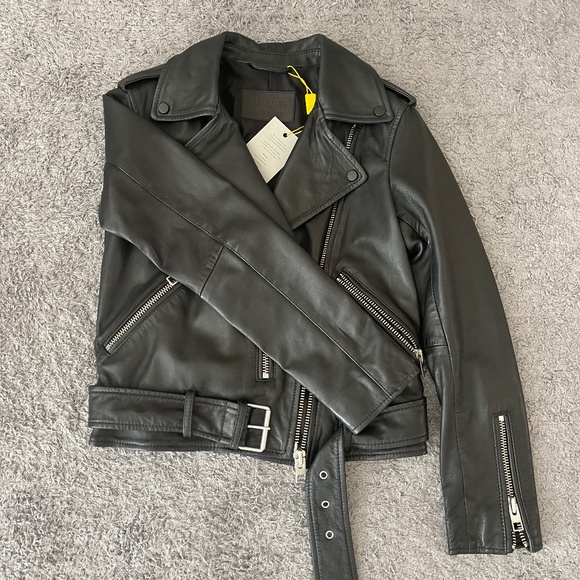 Allsaints leather jacket - Picture 1 of 4